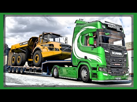 ETS2: (1.43) Mods [Trucks]: Scania R500 Next Gen Reputed Garage [4K] Gameplay