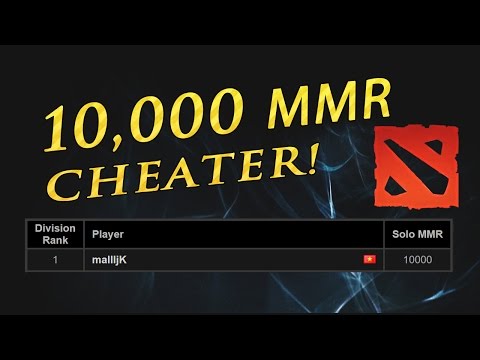 DOTA 2: FIRST CHEATER TO REACH 10K MMR
