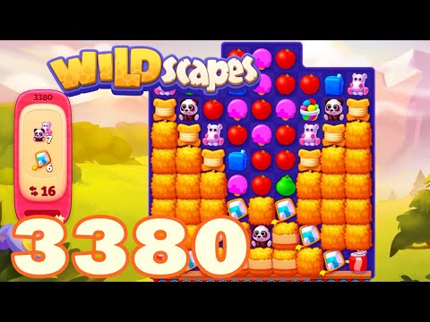 Wildscapes Level 3380 HD Walkthrough | 3 - match game | gameplay | android | ios | pc | GameGo Game