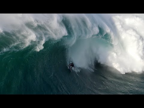 Kai Lenny surfing MASSIVE Jaws 1-16-21 - Biggest Swell of the Year at Peahi - SUPERSWELL SATURDAY