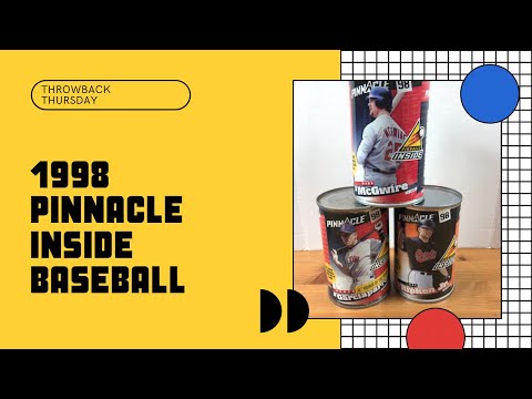 Throwback Thursday - 1998 Pinnacle Inside Baseball Cards