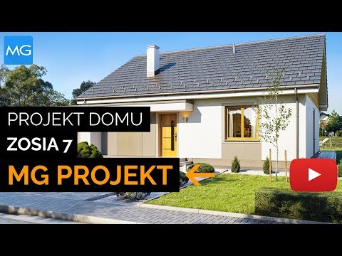 Projekt domu Zosia 7 MG Projekt - 82.43 m2 - koszt budowy 136 tys. zł