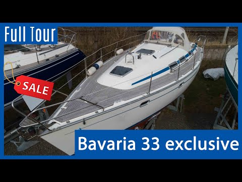 Bavaria 33 exclusive steht zum Verkauf - Rundgang durch die Segelyacht (VERKAUFT)