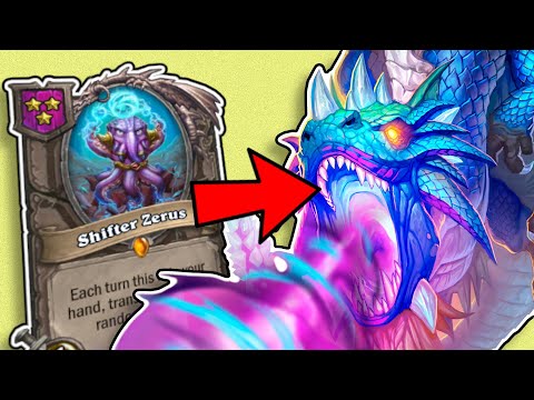 Zerus Shifted Into Kalecgos for an INSANE Dragon Build! | Hearthstone Battlegrounds