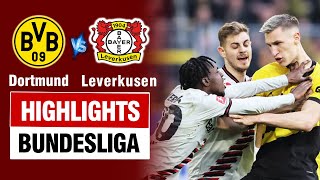 Highlights DORTMUND vs LEVERKUSEN: Choảng nhau căng thẳng, Nhà Vua Bundesliga từ chối thất bại.