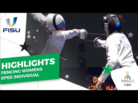 Fencing Womens Epee Semi-Finals and Final 🤺 #Napoli2019.