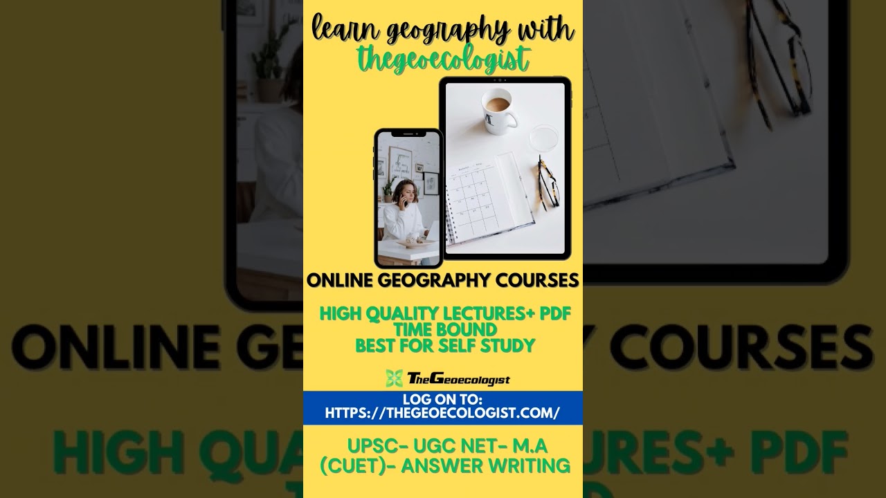 Online geography courses UPSCUGC NETGeoecologist shorts