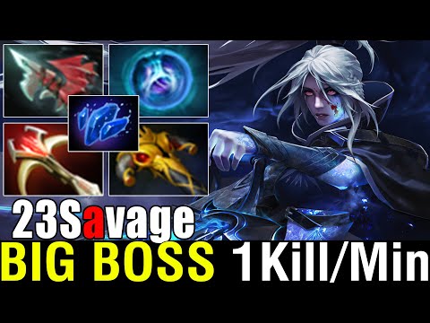 23savage [Drow Ranger]  Raid Boss 1Min 1Kill  | Dota 2 Pro Gameplay [Learn Top Dota]