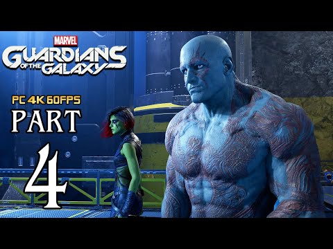 GUARDIANS OF THE GALAXY Walkthrough PART 4 (PC Ray Tracing) No Commentary @ 4K 60ᶠᵖˢ ✔