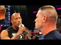 The Rock And John Cena Are Eager For Their Clash At WrestleMania 29 Raw March 4 2013