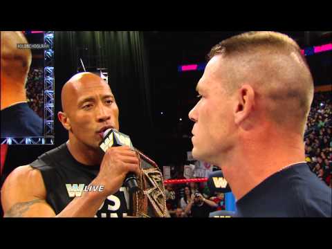 The Rock and John Cena are eager for their clash at WrestleMania 29: Raw, March 4, 2013 Video