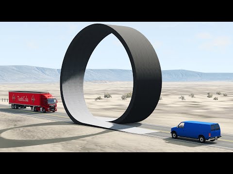 Cars vs Vertical Loop – BeamNG.Drive