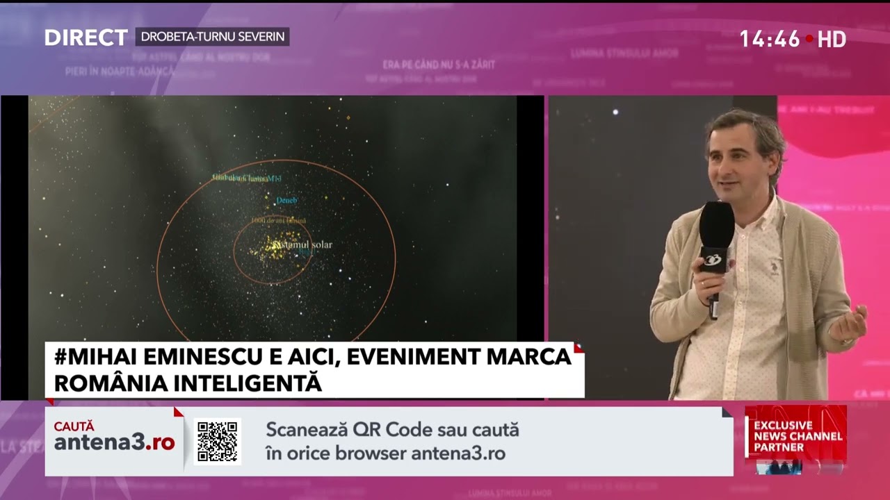 Ziua Eminescu, sărbătorită original de Antena 3 CNN la Drobeta Turnu Severin