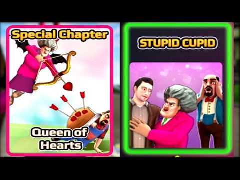 Scary teacher 3D New Update Special Chapter Queen a Of Hearts - Stupid Cupid level prank