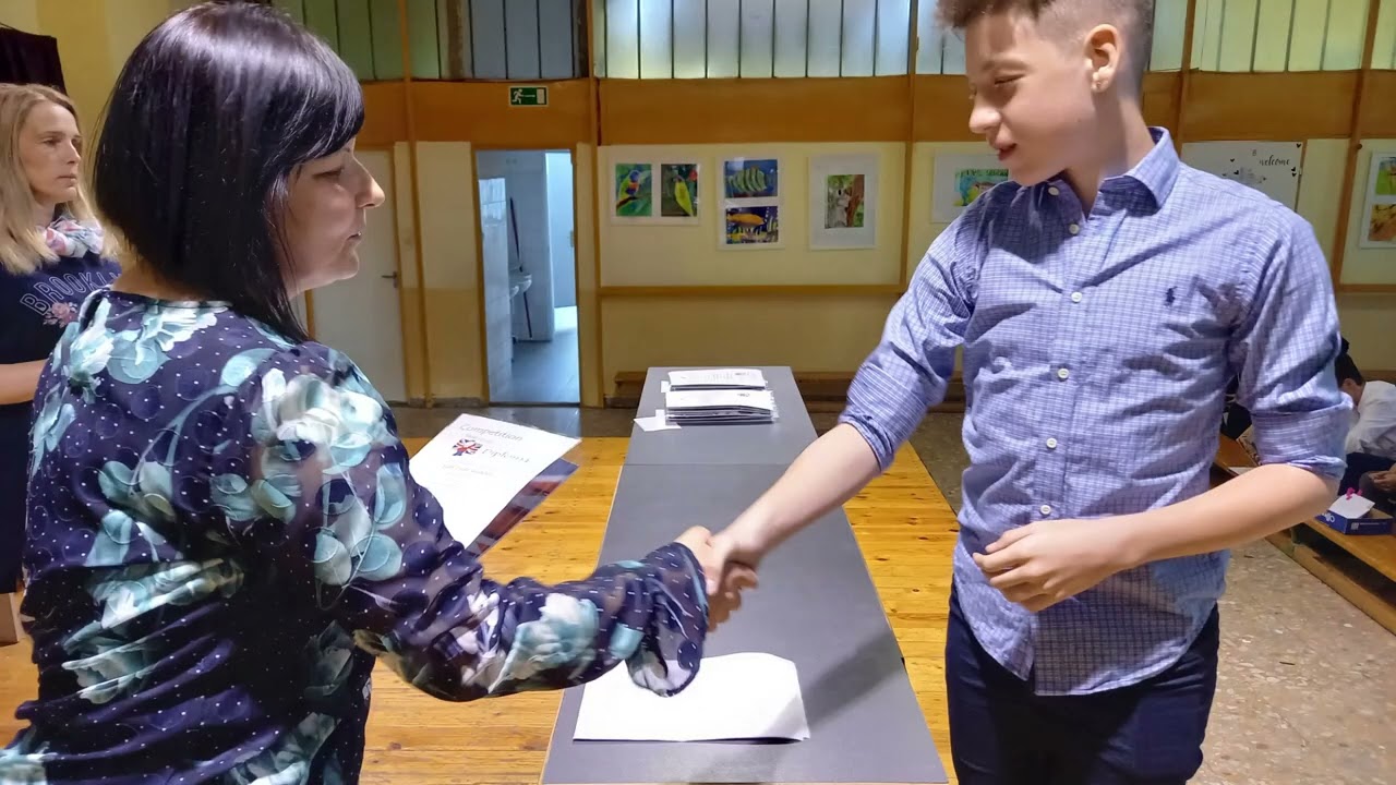 Kerületi angol verseny díjátadója 2022.
