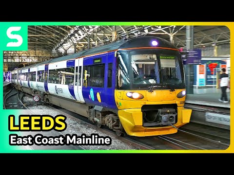 RUSH HOUR Trains at Leeds (ECML) 12/08/2025