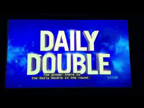Jeopardy, Amy Schneider Day 5 - Dumb wager on the 1st Daily Double (11/23/21)