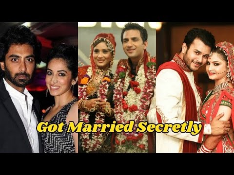 11 Indian TV Actors who Got Married Secretly Video