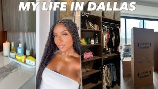 MY LIFE IN DALLAS | Getting back into a Routine, Cooking, Unpacking, Organizing!