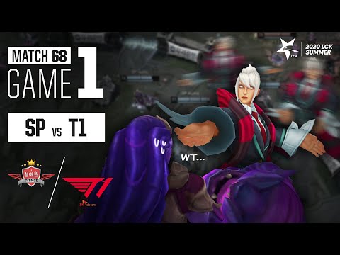 SP vs T1 | Match68 Game1 H/L | 2020 LCK Summer