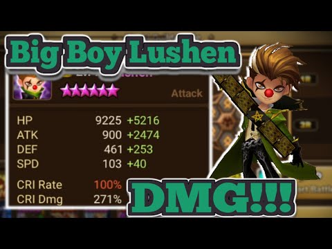 Big Boy LUSHEN DMG!!! - Summoners War
