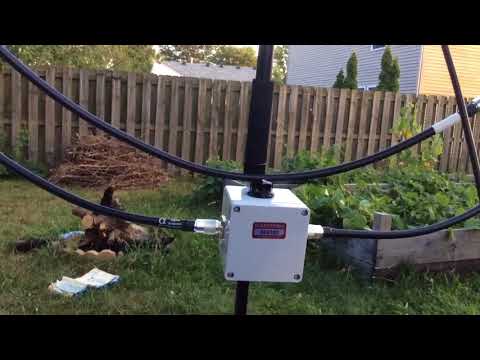 Alpha magnetic loop antenna