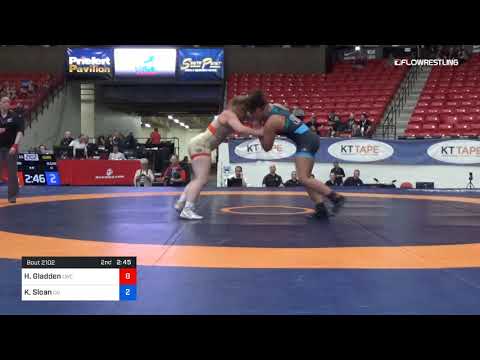 76 Kg Semis Hannah Gladden Lions Wrestling Club Vs Kenya Lee Sloan Campbellsville University