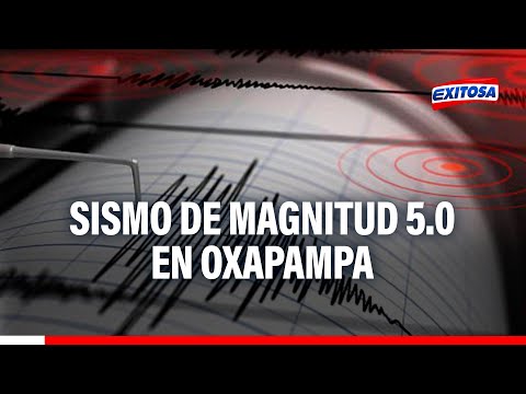 🔴🔵Pasco: IGP reportó sismo de 5.0 de magnitud en Oxapampa