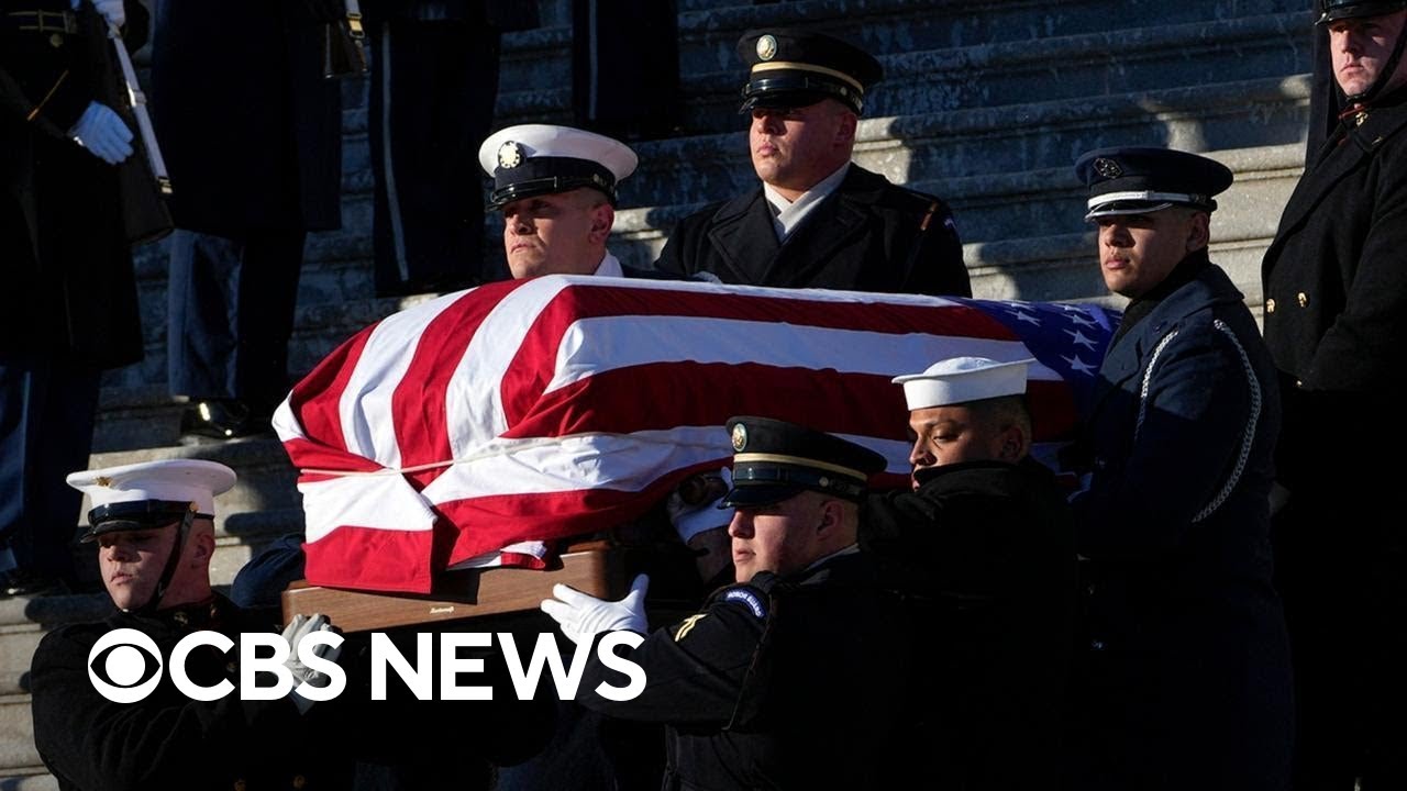 Jimmy Carter's casket leaves the Capitol