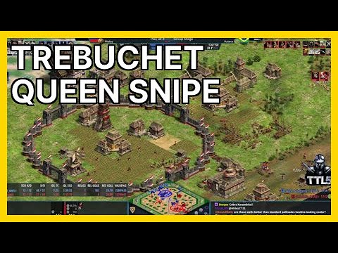 trebuchet queen snipe (T90Official) | Age of Empires II Highlights