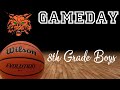 8th Grade Boys Basketball:  Skidmore vs Refugio