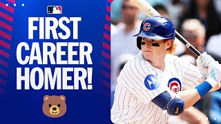 FIRST CAREER HOMER! Cubs No. 1 prospect Owen Caissie blasts his first big league home run!