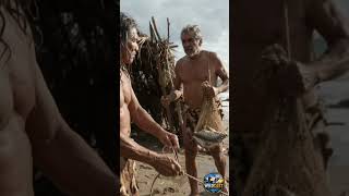 Indigenous Fishermen Show Their Traditional Catching Net | #Shorts