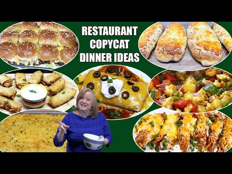 Lots Of  RESTAURANT COPYCAT DINNER IDEAS