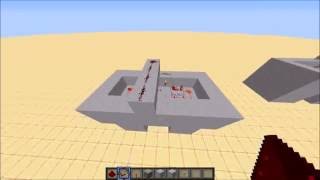 Minecraft Redstone Creation Jeb Door 1