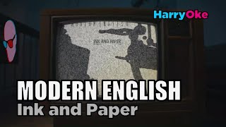Modern English - Ink And Paper V2 (Karaoke with Lyrics)