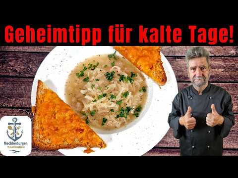 Einfaches Zwiebelsuppe Rezept, das selbst Profis überrascht!