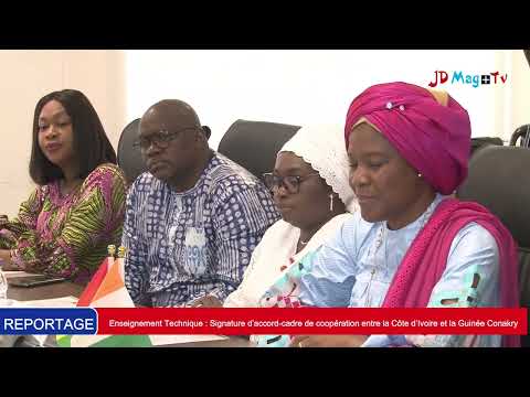 Enseignement Technique: Signature d’Accord-Cadre de Coopération entre la Côte d’Ivoire et la Guinée
