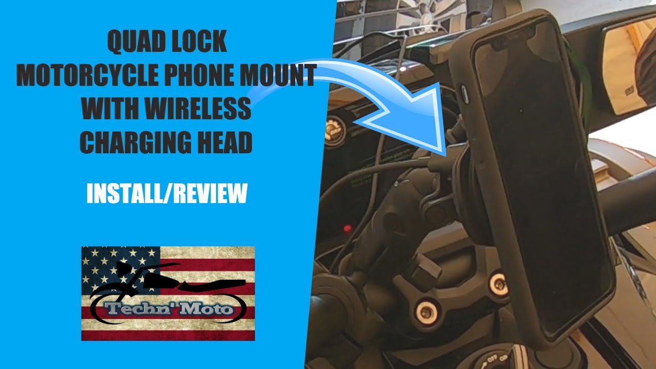 Quad Lock- Best Motorcycle Phone Mount System Install/Review- Can Am Spyder | Techn' Moto