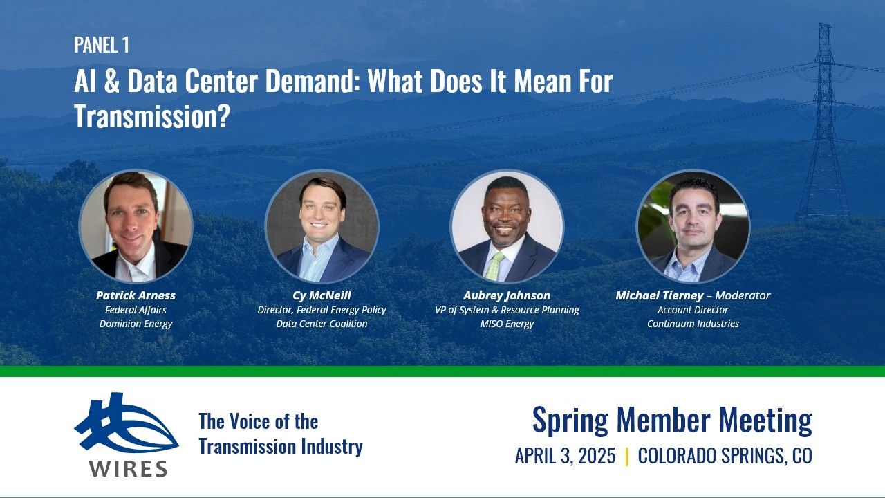 Watch Panel 1 – AI & Data Center Demand: What Does It Mean For Transmission? on YouTube