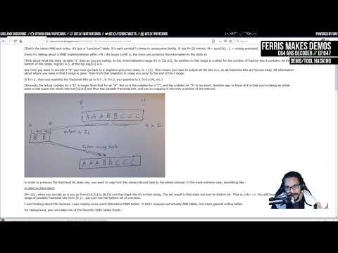 Ferris Makes Demos Ep.047 - C64 ANS Decoder