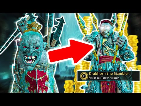 CREATING THE GAMBLER ORC 🤑💰Making Rare & Wonderful Orks in Middle Earth Shadow of War