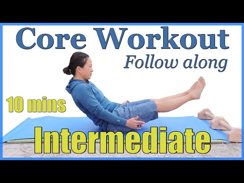 Core Workout for Climbers - Intermediate Core training for climbers follow along