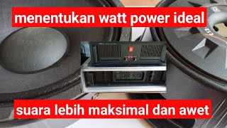 Download lagu determine the ideal power for the speakers mp3 Download lagu determine the ideal power for the speakers mp3