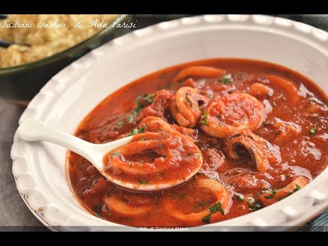 Zuppa piccante di calamari - Spicy squid soup