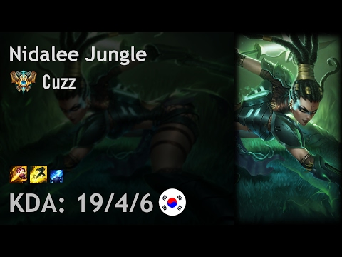 Nidalee Jungle vs Lee Sin - Cuzz - KR Challenger Patch 7.3