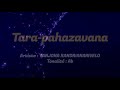 Tanjona Randrianarivelo Tara Pahazavana KARAOKE GASY Tonalité Originale