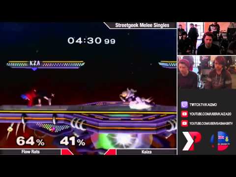 Streetgeek 14.08 - Flow Rats (Sheik) vs Kaiza (Falco) - SSBM