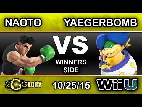 2GGlory – Naoto (Little Mac) Vs. Yaegerbomb (Lemmy) Winners Side - Smash Wii U