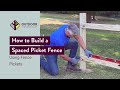 How to Build a Spaced Picket Fence